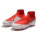 Nike Phantom Vision Elite DF FG Tacos de Futbol - Rojo Blanco