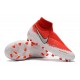 Nike Phantom Vision Elite DF FG Tacos de Futbol - Rojo Blanco