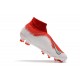 Nike Phantom Vision Elite DF FG Tacos de Futbol - Rojo Blanco