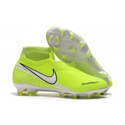 Nike Zapatos Phantom Vision Elite Dynamic Fit FG - Voltio Blanco