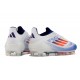 Botas de Fútbol adidas F50 Elite FG Blanco Azul Rojo