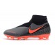 Nike Phantom Vision Elite DF FG Tacos de Futbol - Rojo Negro