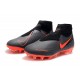 Nike Phantom Vision Elite DF FG Tacos de Futbol - Rojo Negro