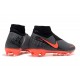 Nike Phantom Vision Elite DF FG Tacos de Futbol - Rojo Negro