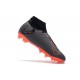 Nike Phantom Vision Elite DF FG Tacos de Futbol - Rojo Negro