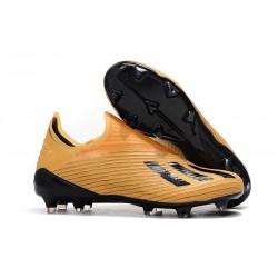 Bota de Fútbol adidas X 19+ FG - Naranja Negro