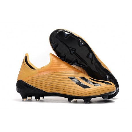 Bota de Fútbol adidas X 19+ FG - Naranja Negro