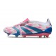 adidas Predator Elite Foldover Tongue FG Ftwr Blanco Solar Azul Solar Rosa