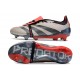 adidas Predator Elite Foldover Tongue FG Platino Met Aurora Negro Carbón