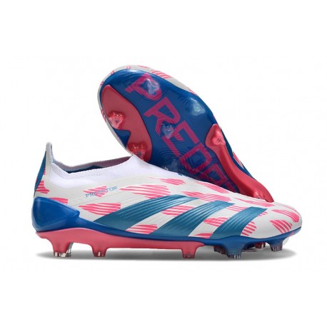 Botas Adidas Predator Elite LL FG Ftwr Blanco Solar Azul Solar Rosa