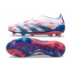 Botas Adidas Predator Elite LL FG Ftwr Blanco Solar Azul Solar Rosa