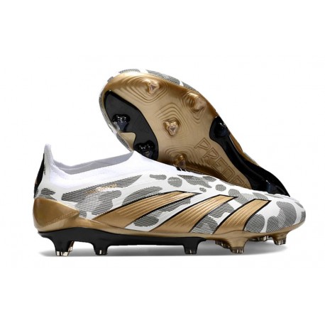 Botas Adidas Predator Elite LL FG Blanco Oro Gris