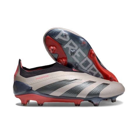 Botas Adidas Predator Elite LL FG Platino Met Aurora Negro Carbón