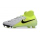 Botas Nike Phantom Luna II Elite FG Plateado metalizado Negro Voltio