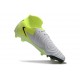 Botas Nike Phantom Luna II Elite FG Plateado metalizado Negro Voltio