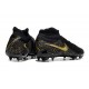 Botas Nike Phantom Luna II Elite FG Negro Mtlc Dorado Moneda