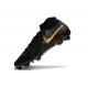 Botas Nike Phantom Luna II Elite FG Negro Mtlc Dorado Moneda