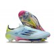 adidas F50+ Elite Sin Cordones FG Casi Azul Azul Semilúcido Semi Amarillo Solar