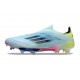 adidas F50+ Elite Sin Cordones FG Casi Azul Azul Semilúcido Semi Amarillo Solar