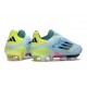 adidas F50+ Elite Sin Cordones FG Casi Azul Azul Semilúcido Semi Amarillo Solar