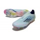 adidas F50+ Elite Sin Cordones FG Casi Azul Azul Semilúcido Semi Amarillo Solar