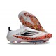 adidas F50+ Elite Sin Cordones FG Blanco Rojo Negro