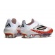 adidas F50+ Elite Sin Cordones FG Blanco Rojo Negro