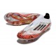 adidas F50+ Elite Sin Cordones FG Blanco Rojo Negro