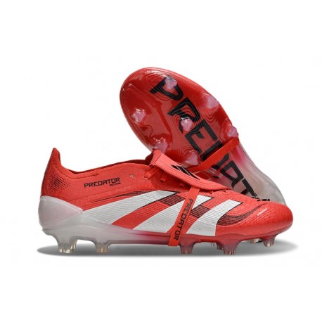 Adidas Predator Elite FT FG Rojo Lúcido Blanco Negro