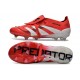 Adidas Predator Elite FT FG Rojo Lúcido Blanco Negro
