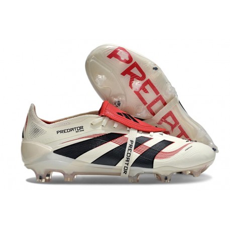 Adidas Predator Elite FT FG Blanco Off Negro Rubí Puro