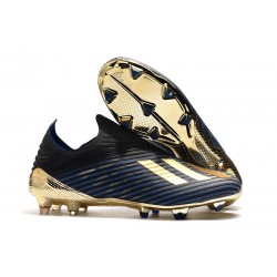 Bota de Fútbol adidas X 19+ FG - Negro Oro