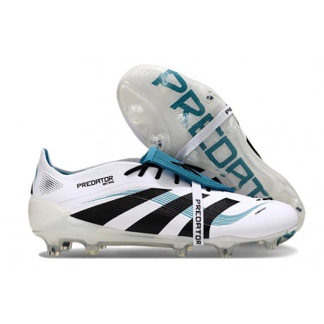 Adidas Predator Elite FT FG Blanco Negro Ciano