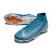 Nike Air Zoom Mercurial Superfly X Elite FG Bleu Blanc