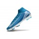 Nike Air Zoom Mercurial Superfly X Elite FG Bleu Blanc
