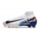 Nike Air Zoom Mercurial Superfly X Elite FG Blanco Azul Negro