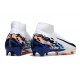 Nike Air Zoom Mercurial Superfly X Elite FG Blanco Azul Negro