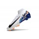 Nike Air Zoom Mercurial Superfly X Elite FG Blanco Azul Negro