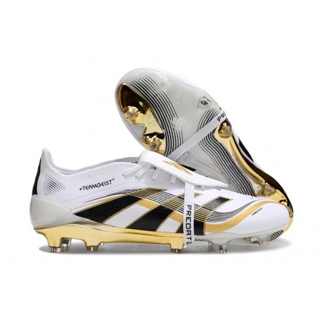 Adidas Predator Elite FT FG Ftwr Blanco Dorado Met
