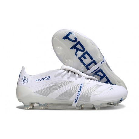 Adidas Predator Elite FT FG Blanco Plateado Met Bright Royal