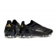 Tacos de Futbol adidas F50 Elite Laceless FG Negro Hierro Met Dorado Met