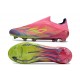 Tacos de Futbol adidas F50 Elite Laceless FG Rosa Amarillo Violeta