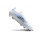 Tacos de Futbol adidas F50 Elite Laceless FG Blanco Azul