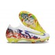 Nike Air Zoom Mercurial Vapor 16 Elite FG Blanco Amarillo Rojo Violeta