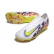 Nike Air Zoom Mercurial Vapor 16 Elite FG Blanco Amarillo Rojo Violeta