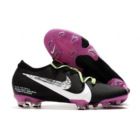 Nike Mercurial Vapor 13 Elite FG Zapatilla - Negro Violeta Blanco Plata