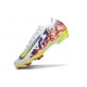 Nike Air Zoom Mercurial Vapor 16 Elite FG Blanco Amarillo Rojo Violeta
