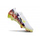 Nike Air Zoom Mercurial Vapor 16 Elite FG Blanco Amarillo Rojo Violeta