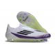 adidas F50 Elite Laceless FG X Messi Ftwr Blanco Negro Morado Unity