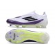adidas F50 Elite Laceless FG X Messi Ftwr Blanco Negro Morado Unity